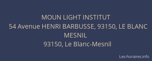 MOUN LIGHT INSTITUT