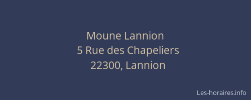 Moune Lannion