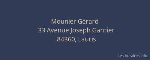 Mounier Gérard