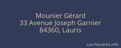 Mounier Gérard