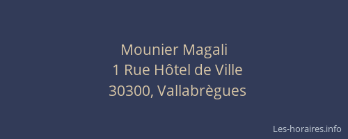 Mounier Magali