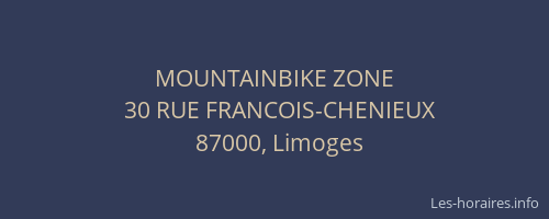 MOUNTAINBIKE ZONE