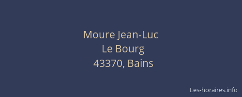 Moure Jean-Luc