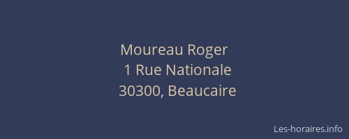 Moureau Roger