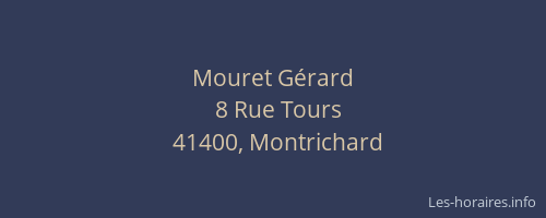 Mouret G&eacute;rard