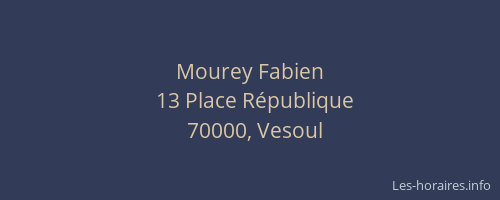 Mourey Fabien