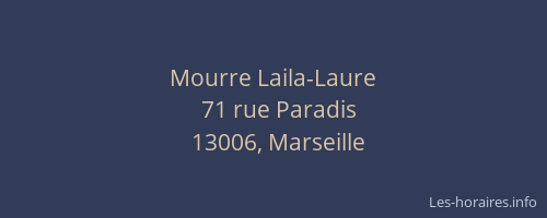 Mourre Laila-Laure