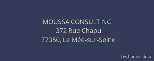 MOUSSA CONSULTING