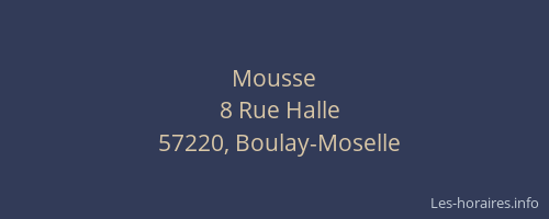 Mousse