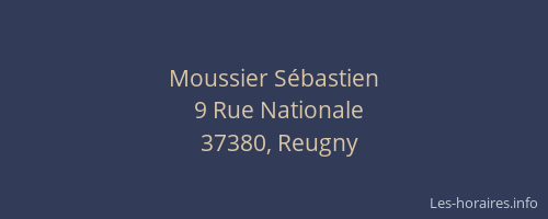 Moussier S&eacute;bastien
