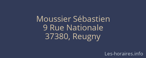 Moussier Sébastien