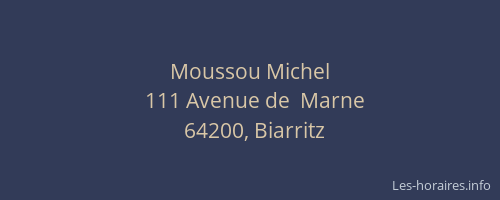 Moussou Michel