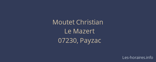 Moutet Christian