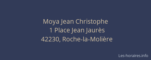 Moya Jean Christophe