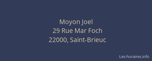 Moyon Joel
