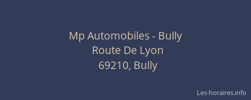 Mp Automobiles - Bully