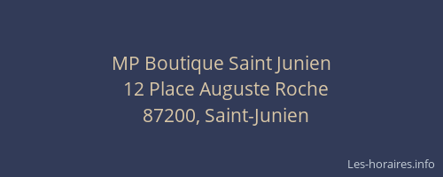 MP Boutique Saint Junien