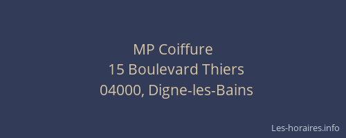 MP Coiffure