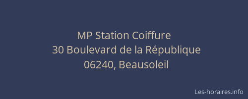 MP Station Coiffure