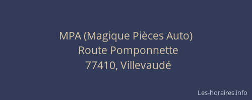 MPA (Magique Pièces Auto)