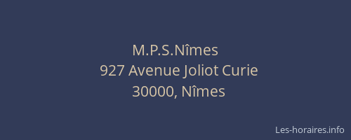 M.P.S.Nîmes
