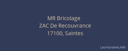 MR Bricolage