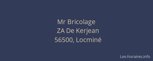 Mr Bricolage
