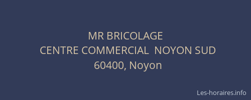 MR BRICOLAGE