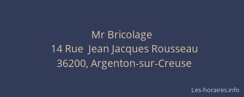 Mr Bricolage