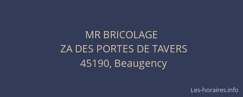 MR BRICOLAGE