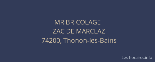 MR BRICOLAGE
