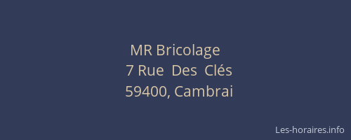 MR Bricolage