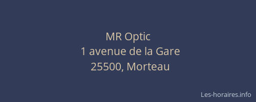 MR Optic