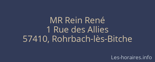 MR Rein René