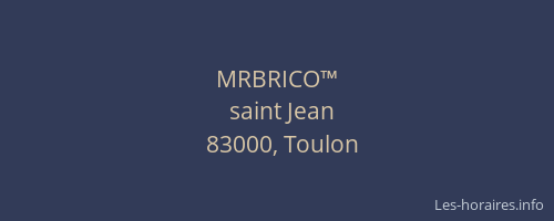 MRBRICO™