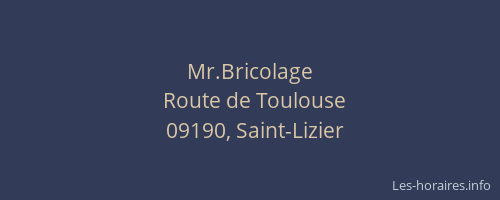 Mr.Bricolage