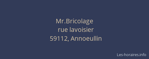 Mr.Bricolage
