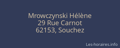 Mrowczynski Hélène
