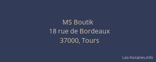 MS Boutik
