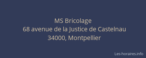MS Bricolage