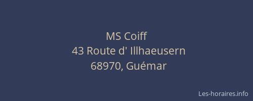 MS Coiff