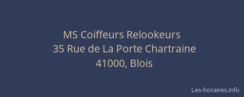 MS Coiffeurs Relookeurs
