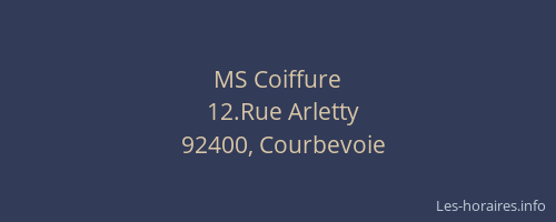 MS Coiffure