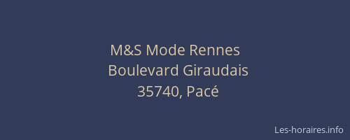 M&S Mode Rennes
