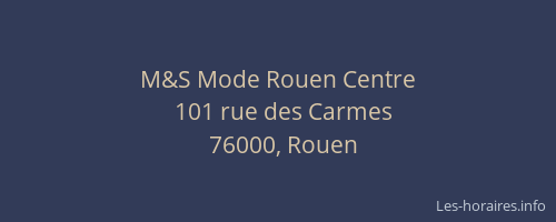 M&S Mode Rouen Centre