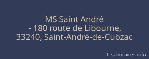 MS Saint André