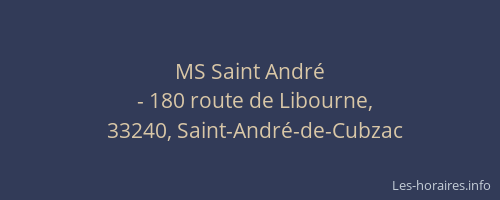 MS Saint Andr&eacute;