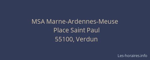 MSA Marne-Ardennes-Meuse