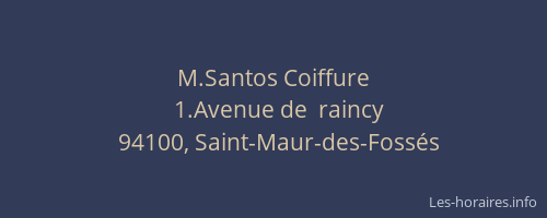M.Santos Coiffure