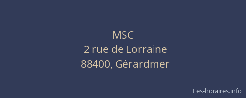 MSC